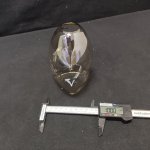 Плафон стекло янтарное 100*140мм E14/E27 (33мм посадка) Lumion 4563 FAWN