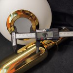 Плафон стекло матовое белое шар 150мм с резьбой 49мм золото Odeon 4669 OKIA