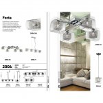 Плафон стекло 120*120мм G9 (22мм посадка) Odeon Light Forta к арт. 2006 (внешний)