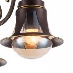 Плафон стекло тонированный с юбкой под винты OML-50607 Molfetta