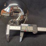 Плафон стекло янтарный 125*120мм Е14 (35мм посадка) Омни OML-93707 Savelletri