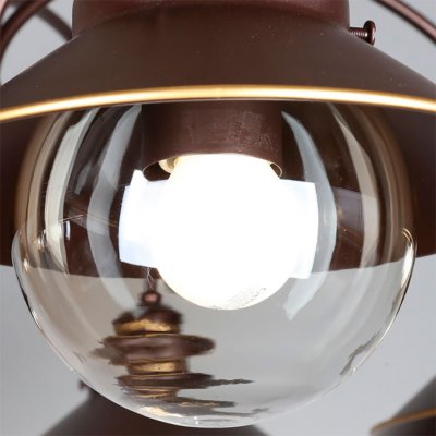 Плафон стекло шар тонированный под винты  с юбкой 122*127мм (69мм посадка) Омни OML-5040 Fontelo