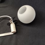 Плафон стекло белый матовый шар 110мм (50мм посадка) Colosseo 111 под пружины