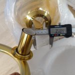 Плафон стекло янтарный 150мм с резьбой 37мм SL1162 GORIZIA