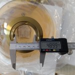 Плафон стекло янтарный 180мм с резьбой 49мм SL1162 GORIZIA