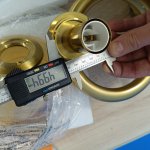 Плафон стекло янтарный 180мм с резьбой 49мм SL1162 GORIZIA