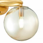 Плафон стекло янтарный 180мм с резьбой 49мм SL1162 GORIZIA