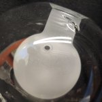 Плафон стекло двойное шар 120мм резьба G9 20мм MOD521PL Basic form