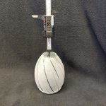 Плафон стекло с узором 95*115мм E14 (38мм посадка) Velante 771-107