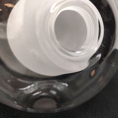 Плафон стекло прозрачное двойное 120мм с резьбой G9 20мм Divinare 7720/02 GRAPPOLO