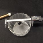 Плафон стекло двойное 150*100мм с резьбой 20мм для светильников Vele Luce vl5454p kelly