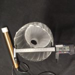 Плафон стекло двойное 150*100мм с резьбой 20мм для светильников Vele Luce vl5454p kelly