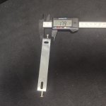 Планка монтажная для светильников 115-130мм с декоративными винтами цвета никель