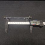 Планка монтажная для светильников 115-130мм с декоративными винтами цвета никель