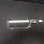 Планка монтажная для светильников 115-130мм с декоративными винтами цвета никель