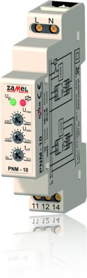 Zamel Реле напряжения 1Ф 10А рег. 170/290VAC (Umin/Umax) IP20 на DIN рейку (PNM-10) Zamel Реле напряжения 1Ф 10А рег. 170/290VAC (Umin/Umax) IP20 на DIN рейку (PNM-10)