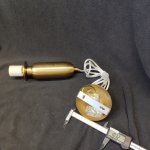 Подвесное крепление для светильников с резьбой плафона 49мм E27 прозрачный шнур 1,6м медь (3320)