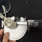 Подвесное крепление для светильников с отверстием плафона 75-105мм E27 прозрачный шнур 1,6м