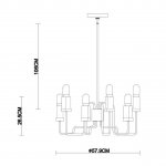 Подвесная люстра Vele Luce Castel VL1275L10