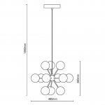 Подвесная люстра Vele Luce Dandelion VL1173L12