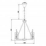 Подвесная люстра Vele Luce Oliver VL1462L03