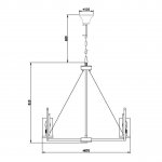 Подвесная люстра Vele Luce Oliver VL1462L06