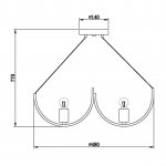 Подвесная люстра Vele Luce Rossi VL1862L05