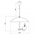 Подвесной светильник Vele Luce Eclissi VL1962P04