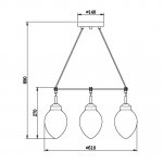 Подвесной светильник Vele Luce Focoso VL1392P03