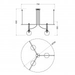 Подвесной светильник Vele Luce Marte VL2042P03