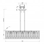 Подвесной светильник Vele Luce Merluzzo VL1482P05