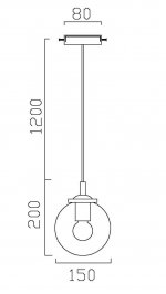 Подвесной светильник Vele Luce Volo VL2074P01