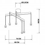 Потолочная люстра Vele Luce Avvenente VL1332L06
