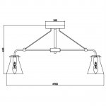 Потолочная люстра Vele Luce Fedele VL1365L08