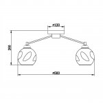 Потолочная люстра Vele Luce Furia VL1882L05
