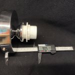 Потолочное крепление (чаша) для светильников с цоколем E27 хром (3479)