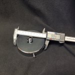 Потолочная чаша основание для светильника с зажимом для провода в цвете ХРОМ 100*25мм (5014)