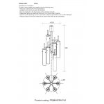 Светильник Crystal lux PRIMAVERA PL5 GOLD