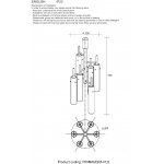 Светильник Crystal lux PRIMAVERA PL6 GOLD