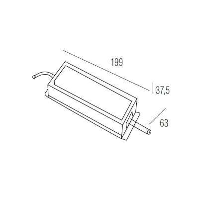 Блок питания AC/DC LED, 24В, 4А, 96Вт, IP65, 199x63x35.5 мм, DIMM 3 in1 Блок питания AC/DC LED, 24В, 4А, 96Вт, IP65, 199x63x35.5 мм, DIMM 3 in1