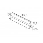 Блок питания LPV-60-24 24V 2.5A 60W, размер: 162.5x42.5x32мм, IP67