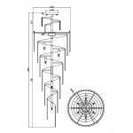 Подвесной светильник Maytoni RC006PL-12CH