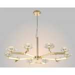 Люстра Crystal Lux REBECA SP10 GOLD (3541/310)