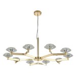 Люстра Crystal Lux REBECA SP10 GOLD (3541/310)