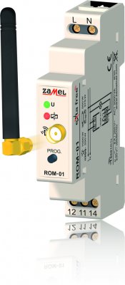 Zamel Приемник модульный на DIN-рейку (1 канал) (ROM-01) Zamel Приемник модульный на DIN-рейку (1 канал) (ROM-01)