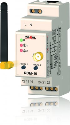 Zamel Приемник модульный на DIN-рейку (2 канала) (ROM-10) Zamel Приемник модульный на DIN-рейку (2 канала) (ROM-10)