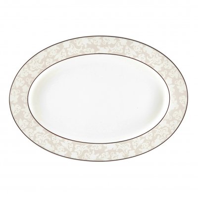 Пион белый блюдо овальное 31 см 1 шт. 905 Royal Aurel Пион белый блюдо овальное 31 см 1 шт. 905 Royal Aurel