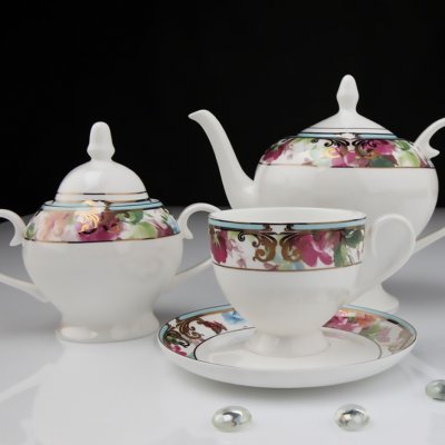 Цветущий сад сервиз чайный 15 предметов арт. 125 Royal Aurel