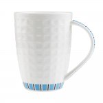 Канфаэль кружка белая с голубым рисунком 330 мл 1101 Royal Aurel