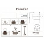 База основание в грунт для светильников столбов Maytoni S-BASE-BIG Base 340*450мм